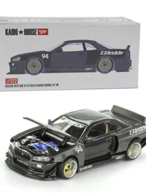 Kaido House x MiniGT #222 Nissan Skyline GTR R34 Kaido Work V2