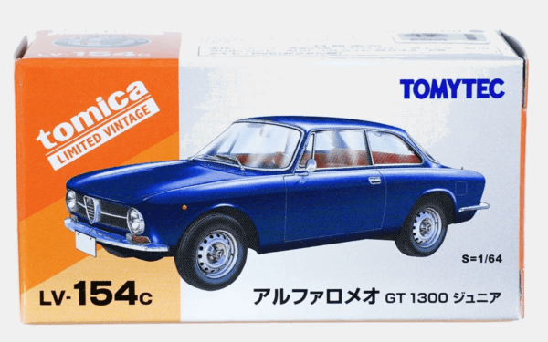 11315146p TOMYTEC Tomica Limited Vintage LV-154C Alfa Romeo (Navy Blue)
