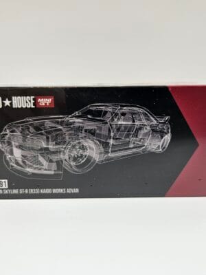 Kaido House x MiniGT #191 Nissan Skyline GT-R (R33) Kadio Works Advan