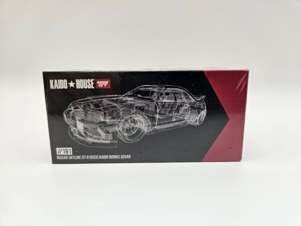 20260913_171557 Kaido House x MiniGT #191 Nissan Skyline GT-R (R33) Kadio Works Advan