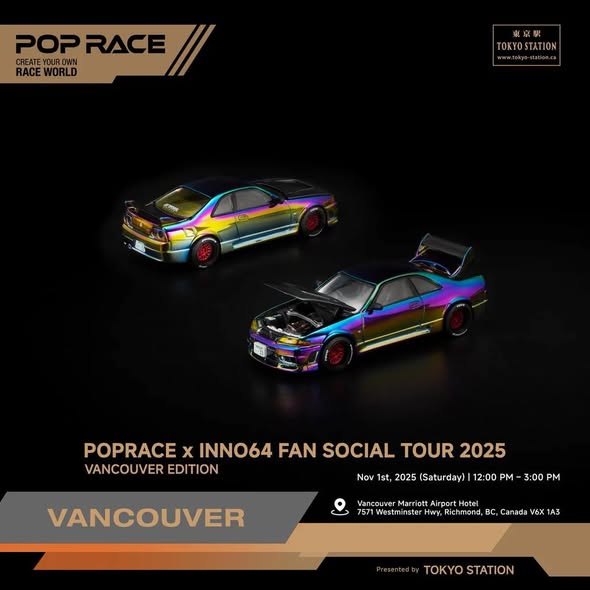 591975718_813108561714363_184166051159079423_n POP RACE PR64-425 Nissan R33 GTR Poprace Vancouver GTR Set