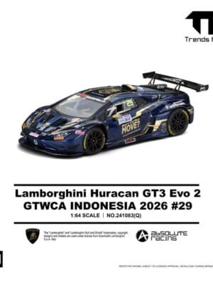 241083(Q) (預訂 Pre Order) Trends Hobby 1/64 Lamborghini Huracan GT3 EVO2 - GTWCA Indonesia 2026