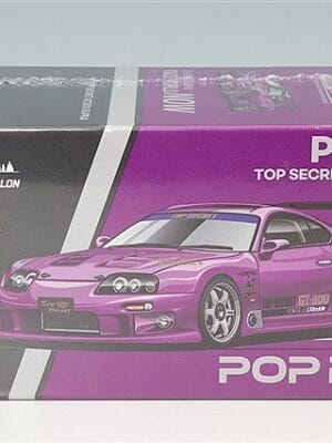 PR640458 POP RACE PR64-458 Top Secret GT300 Supra Purple Chrome Tokyo Auto Salon Hong Kong 2025 Event Edition