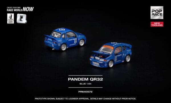 PR640572 (預訂 Pre Order) Pop Race PR640572 1/64 PANDEM QR32 BLUE NEW TOOLING
