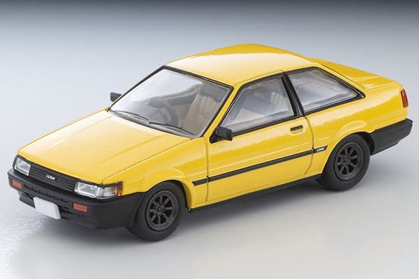LV-N284f (預訂 Pre Order) Tomytec LV-N284f Toyota Corolla Levin 2 Door Watanabe Rims (Yellow)