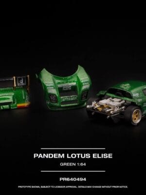 PR640494 (預訂 Pre Order) Pop Race PR640494 1/64 Pandem Lotus Elise Green