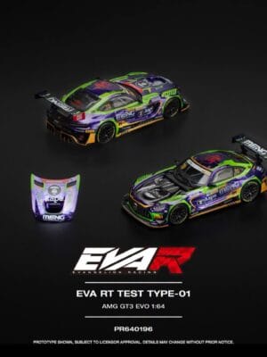 PR640196 (預訂 Pre Order) Pop Race PR640196 1/64 EVA RT TEST Type-01 AMG GT3 EVO Macau GP 2023