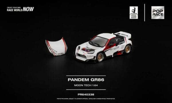 PR640338 (預訂 Pre Order) Pop Race PR640338 1/64 PANDEM GR 86 MOONTECH
