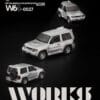 (預訂 Pre Order) Works Model W640027 1/64 MITSUBISHI PAJERO EVOLUTION SILVER