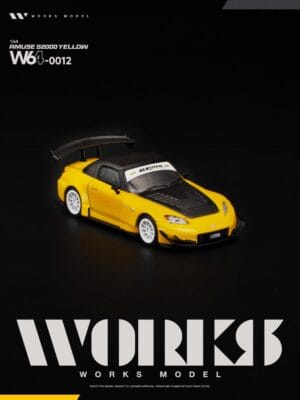 (預訂 Pre Order) Works Model W640012 1/64 AMUSE S2000 YELLOW