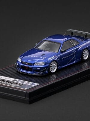 IG4094 (預訂 Pre Order) Ignition Model IG4094 1/64 Nissan Skyline GT-R Mine's (R34) Blue Metallic