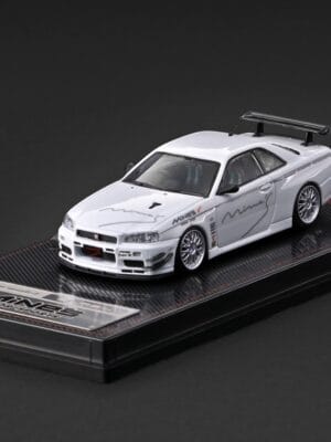 IG4092 (預訂 Pre Order) Ignition Model IG4092 1/64 Nissan Skyline GT-R Mine's (R34) White