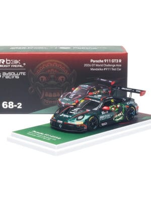(預訂 Pre Order) AR Box 640006011 1/64 Porsche 911 GT3 R 2026 GT World Challenge Asia Mandalika