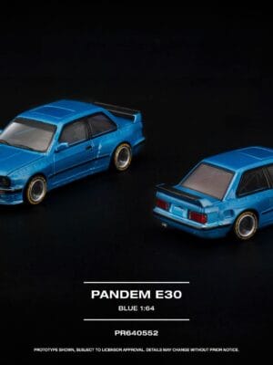 PR640552 (預訂 Pre Order) Pop Race PR640552 1/64 PANDEM E30 BLUE