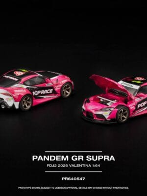 (預訂 Pre Order) Pop Race PR640547 1/64 PANDEM GR SUPRA FDJ2 VALENTINA PIAZ