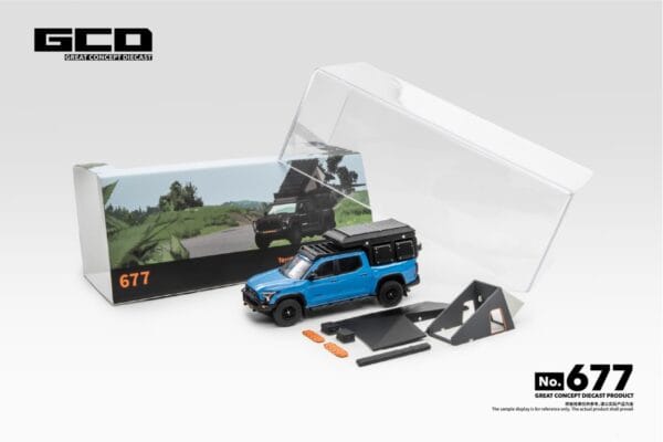 KS-065-677 (預訂 Pre Order) GCD KS-065-677 1/64 Toyota Tundra PickUp MK3 XK70 TRD Pro (Blue)