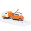 630301001_2 (預訂 Pre Order) AR Box 630301001 1/64 BMW Isetta - Orange Trailer Set