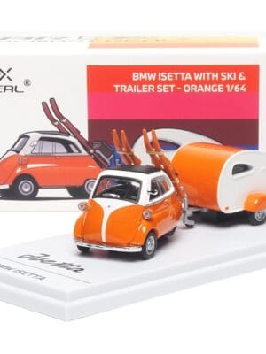 630301001 (預訂 Pre Order) AR Box 630301001 1/64 BMW Isetta - Orange Trailer Set