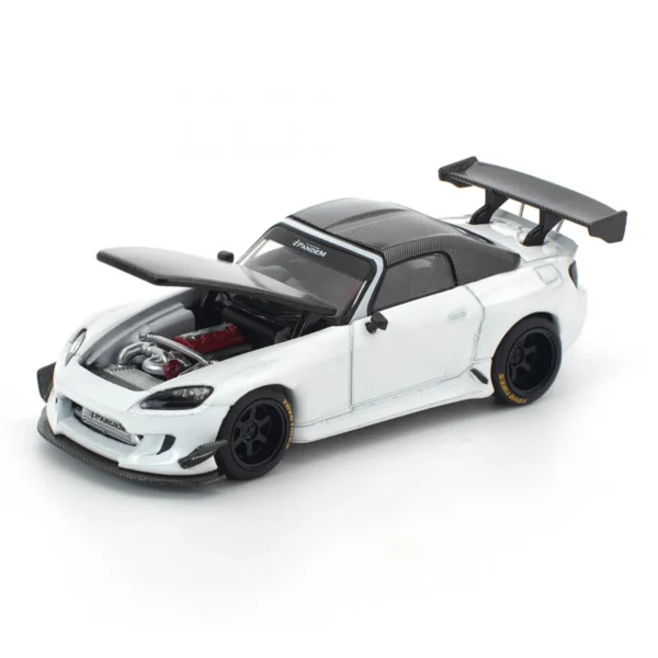 PR640389_2 POP Race 1/64 PR64-0389 - PANDEM S2000 SOFTTOP WHITE