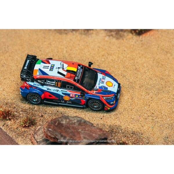 T64-089-23CER11_1 (預訂 Pre Order) Tarmac Works T64-089-23CER11 1/64 Hyundai i20 N Rally1 Hybrid WRC Central European Rally 2023 Winner Thierry Neuville / Martijn Wydaeghe