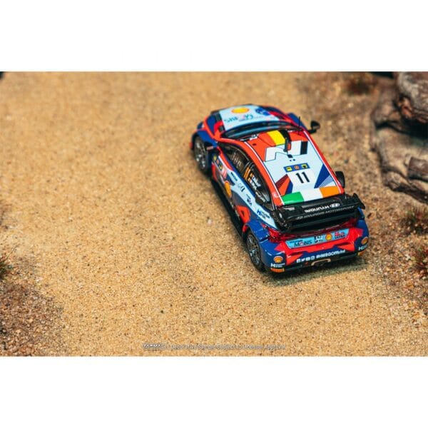 T64-089-23CER11_2 (預訂 Pre Order) Tarmac Works T64-089-23CER11 1/64 Hyundai i20 N Rally1 Hybrid WRC Central European Rally 2023 Winner Thierry Neuville / Martijn Wydaeghe