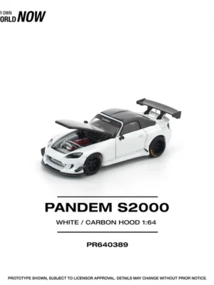 800x (10) POP Race 1/64 PR64-0389 - PANDEM S2000 SOFTTOP WHITE