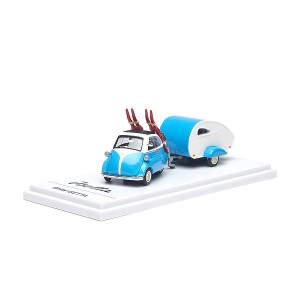 (預訂 Pre Order) AR Box 630307001 1/64 BMW Isetta - Blue Trailer Set