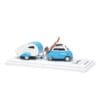 (預訂 Pre Order) AR Box 630307001 1/64 BMW Isetta - Blue Trailer Set