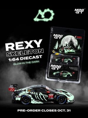 Rexy 2026 Petit (預訂 Pre Order) MINI GT 1/64 Rexy 2026 Petit Le Mans Skeleton Scale Diecast