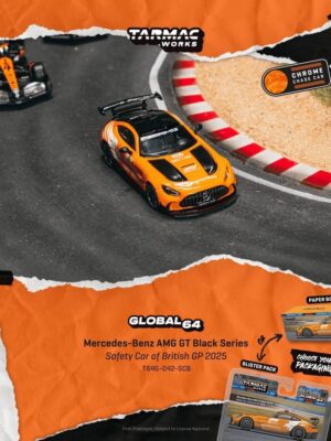 T64G-042-SCB (預訂 Pre Order) Tarmac Works T64G-042-SCB 1/64 Mercedes-Benz AMG GT Black Series Safety Car of British GP 2025