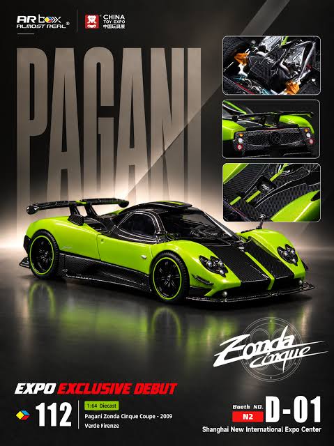 WhatsApp Image 2026-10-24 at 01.18.38 (3) (預訂 Pre Order) AR Box 1/64 Pagani Zonda Green