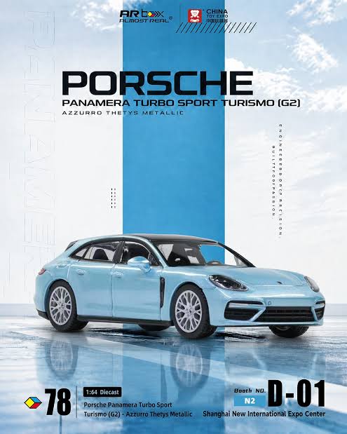 (預訂 Pre Order) AR Box 1/64 Porsche Panamera