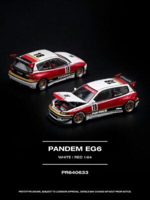 WhatsApp Image 2026-10-29 at 13.28.32 (預訂 Pre Order) Pop Race PR640633 1/64 PANDEM EG6 WHITE RED