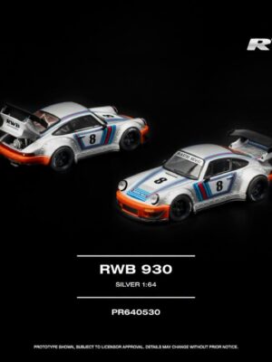 WhatsApp Image 2026-10-29 at 13.28.33 (2) (預訂 Pre Order) Pop Race PR640530 1/64 RWB 930 SILVER