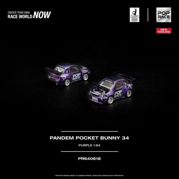 WhatsApp Image 2026-10-29 at 13.28.34 (1) (預訂 Pre Order) Pop Race PR640618 1/64 PANDEM POCKET BUNNY 34 PURPLE